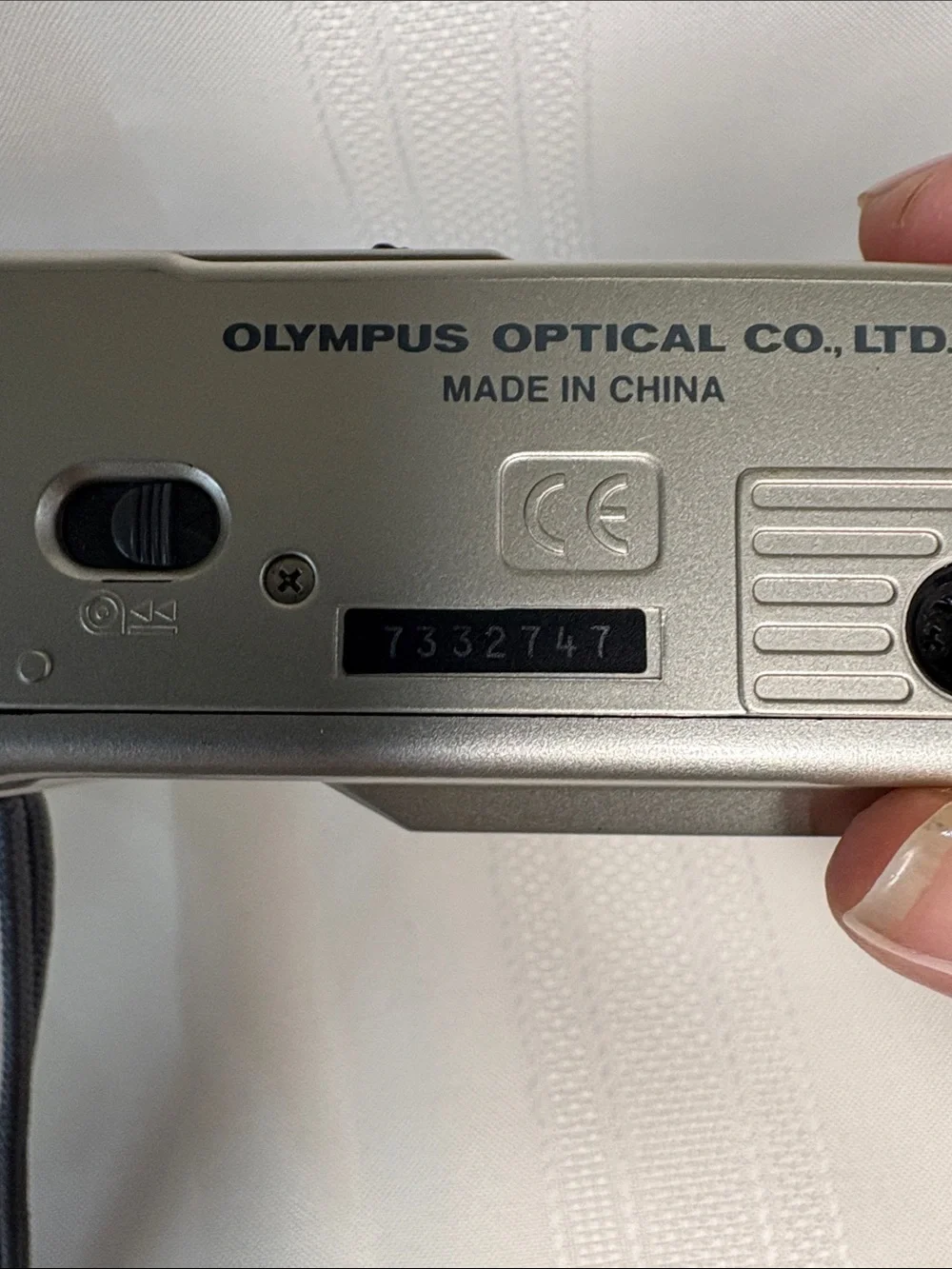 Olympus Silver Point-and-Shoot 35mm Trip AF 50 Camera
